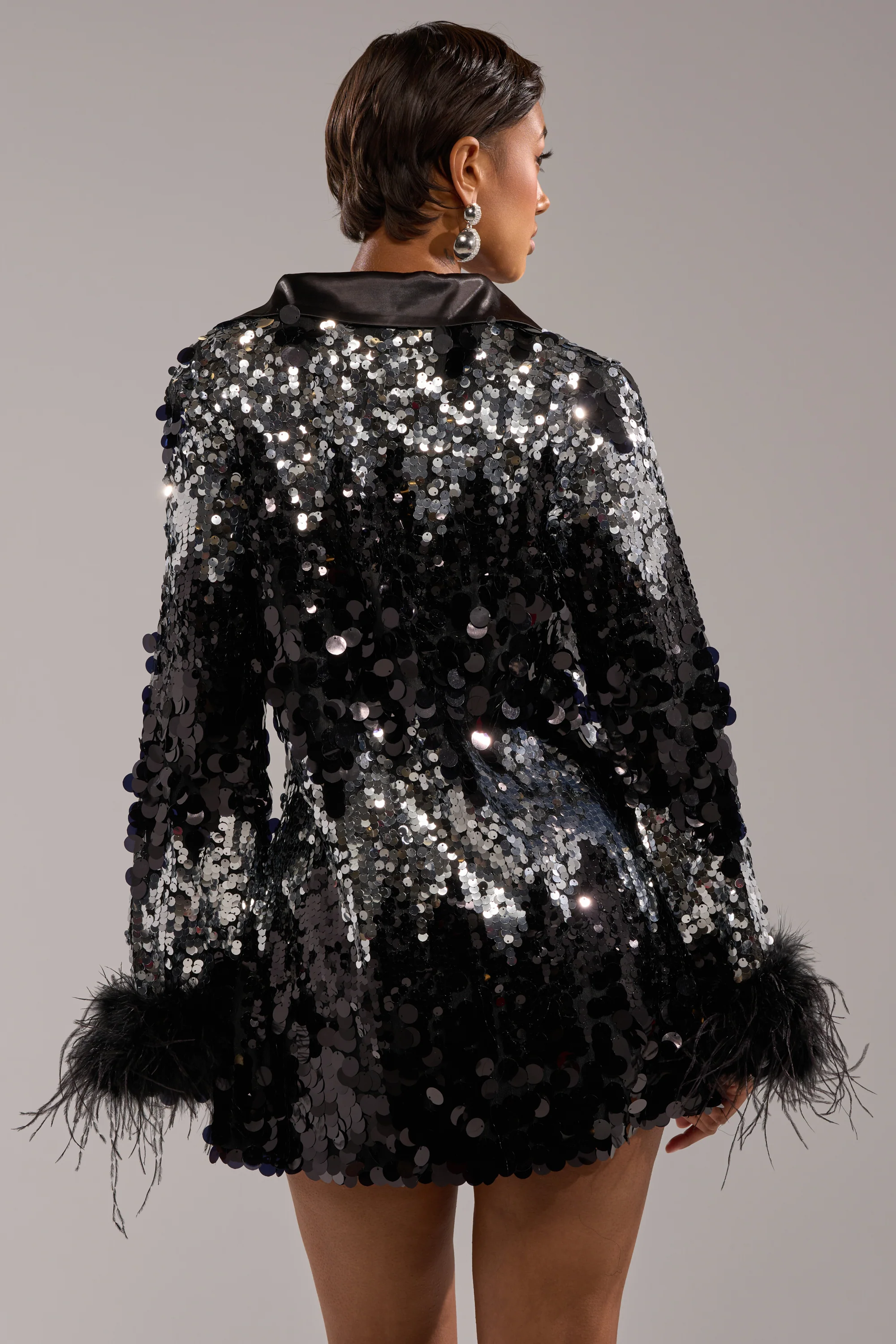 SEQUINS AFTER DARK MINI DRESS - Image 4