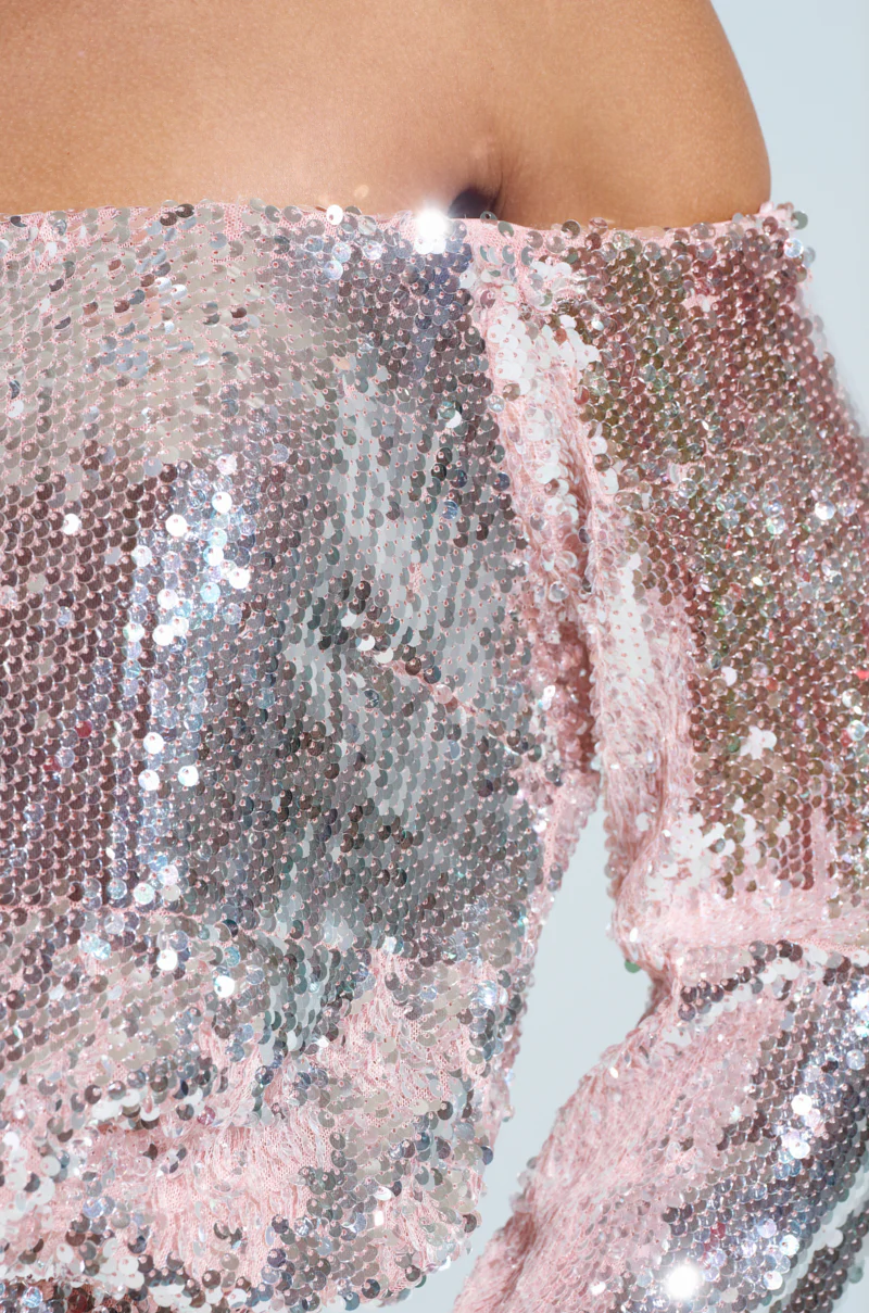 SERENA SEQUIN MINI DRESS - Image 6