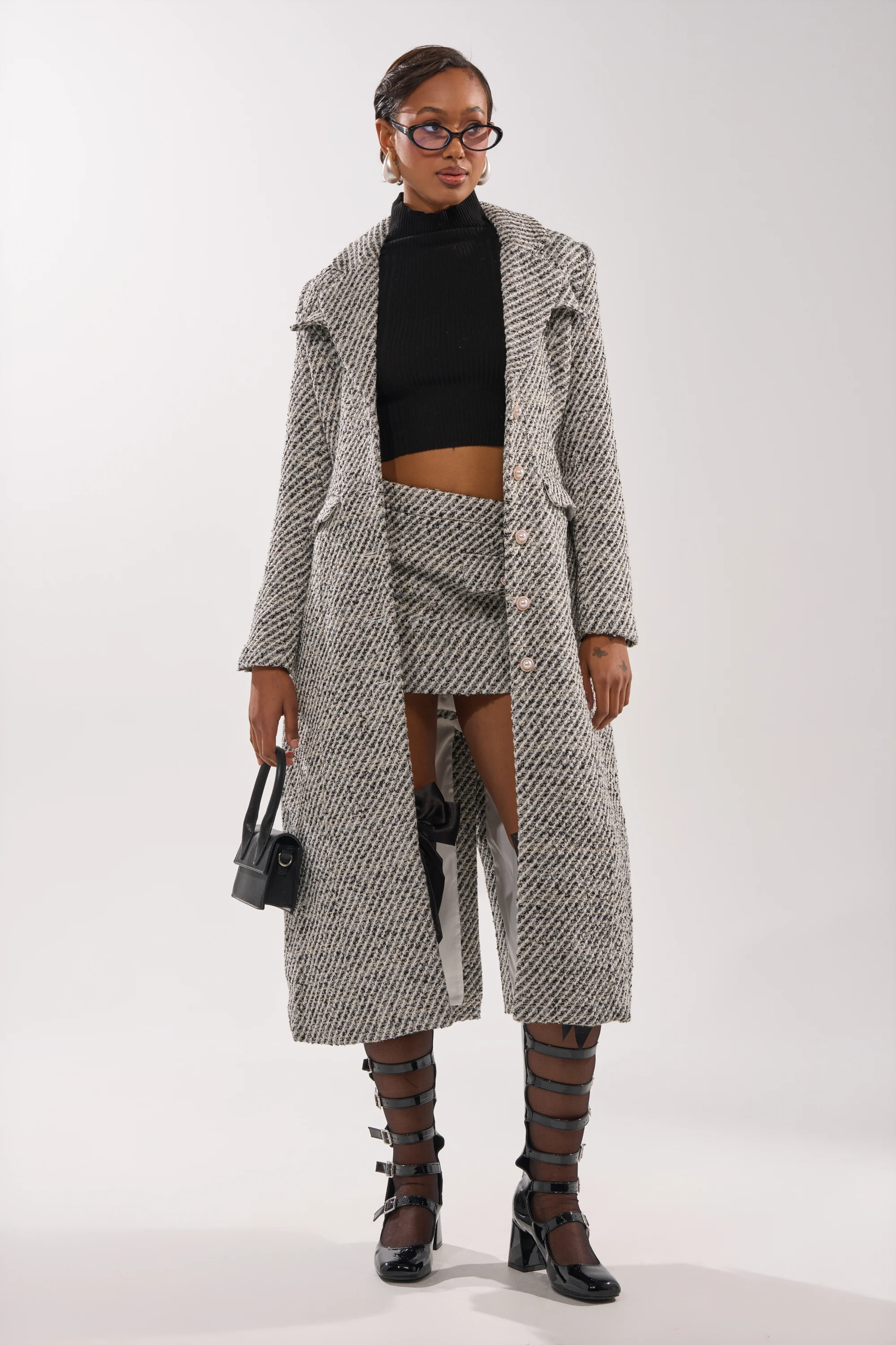 SEVILLA TWEED MINI SKIRT - Image 9
