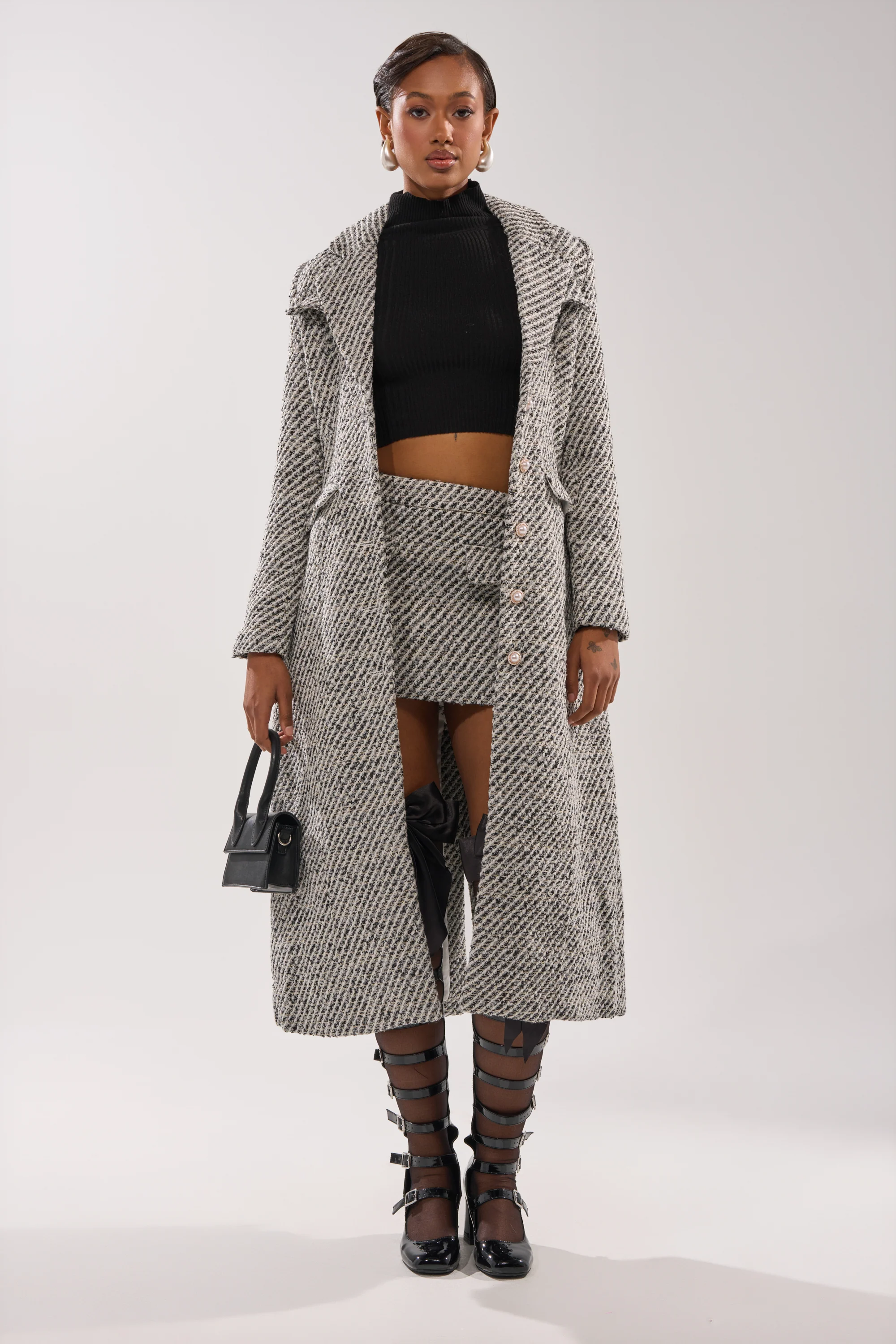 SEVILLE TWEED TRENCH