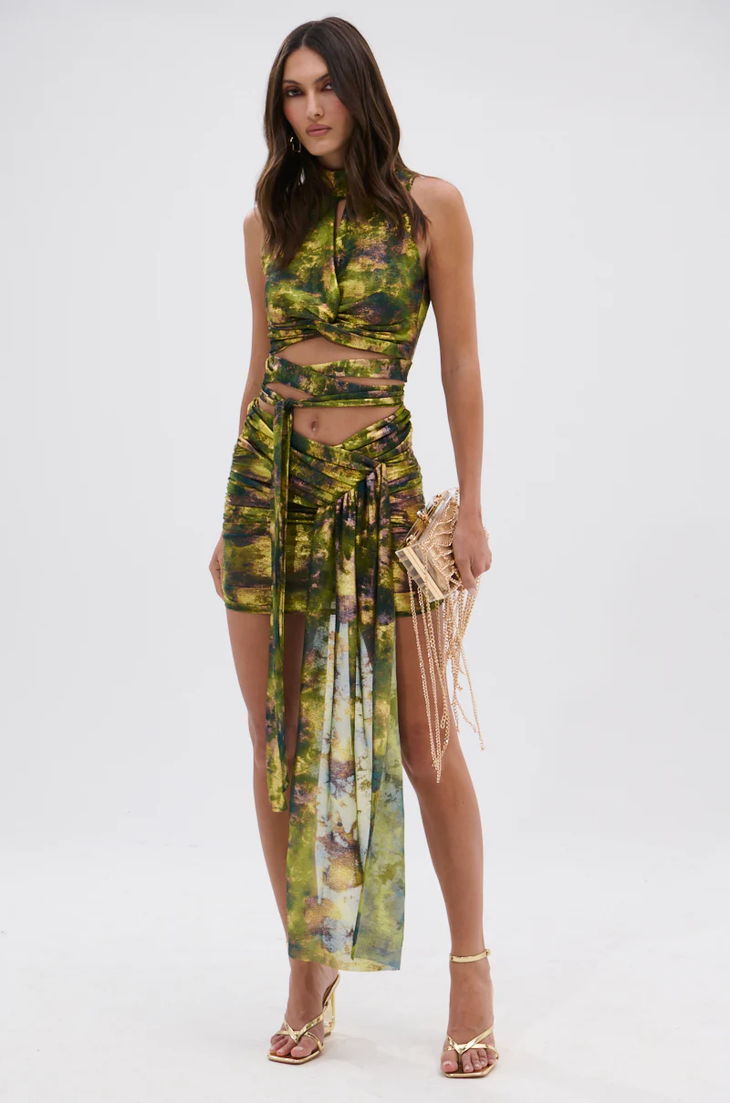 SEXY CAN I MOCKNECK BLOUSE WITH CUTOUT - Image 7