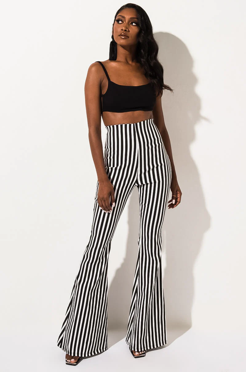 SEXY MULTI COLOR STRIPE TROUSER PANT