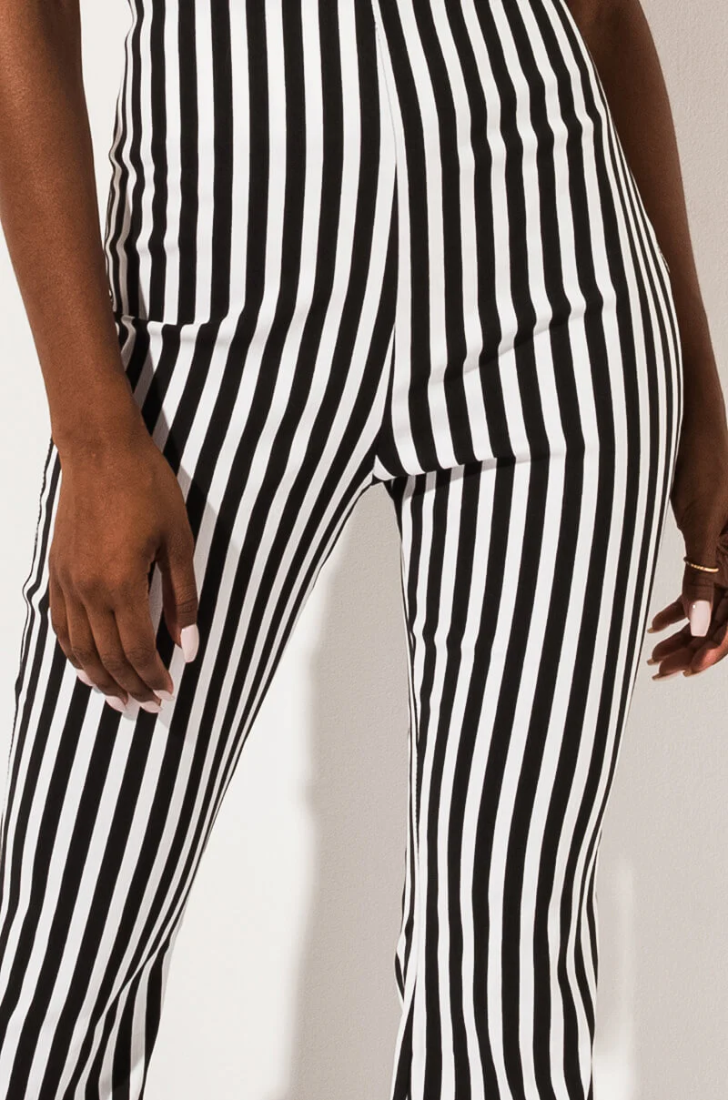 SEXY MULTI COLOR STRIPE TROUSER PANT - Image 2