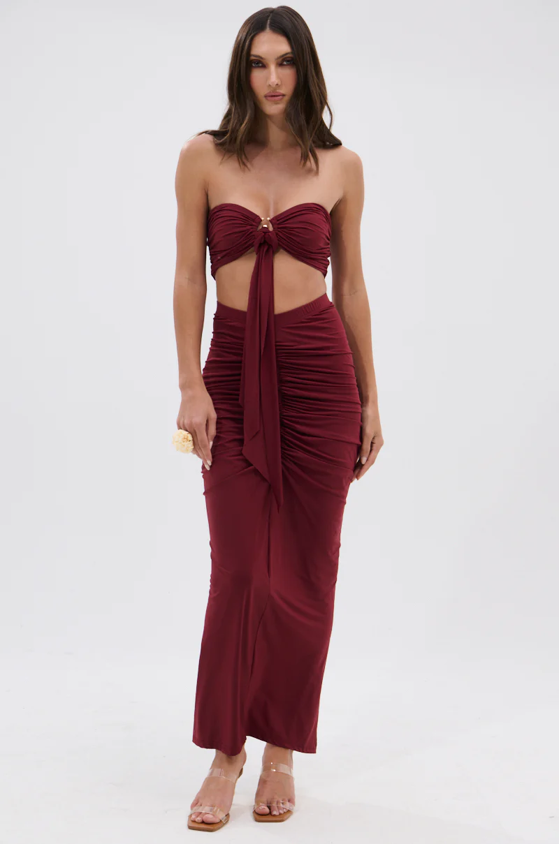 SEXY RUCHED BANDEAU TOP - Image 6