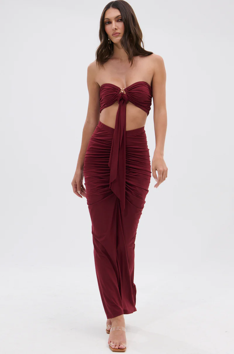 SEXY RUCHED BANDEAU TOP - Image 8
