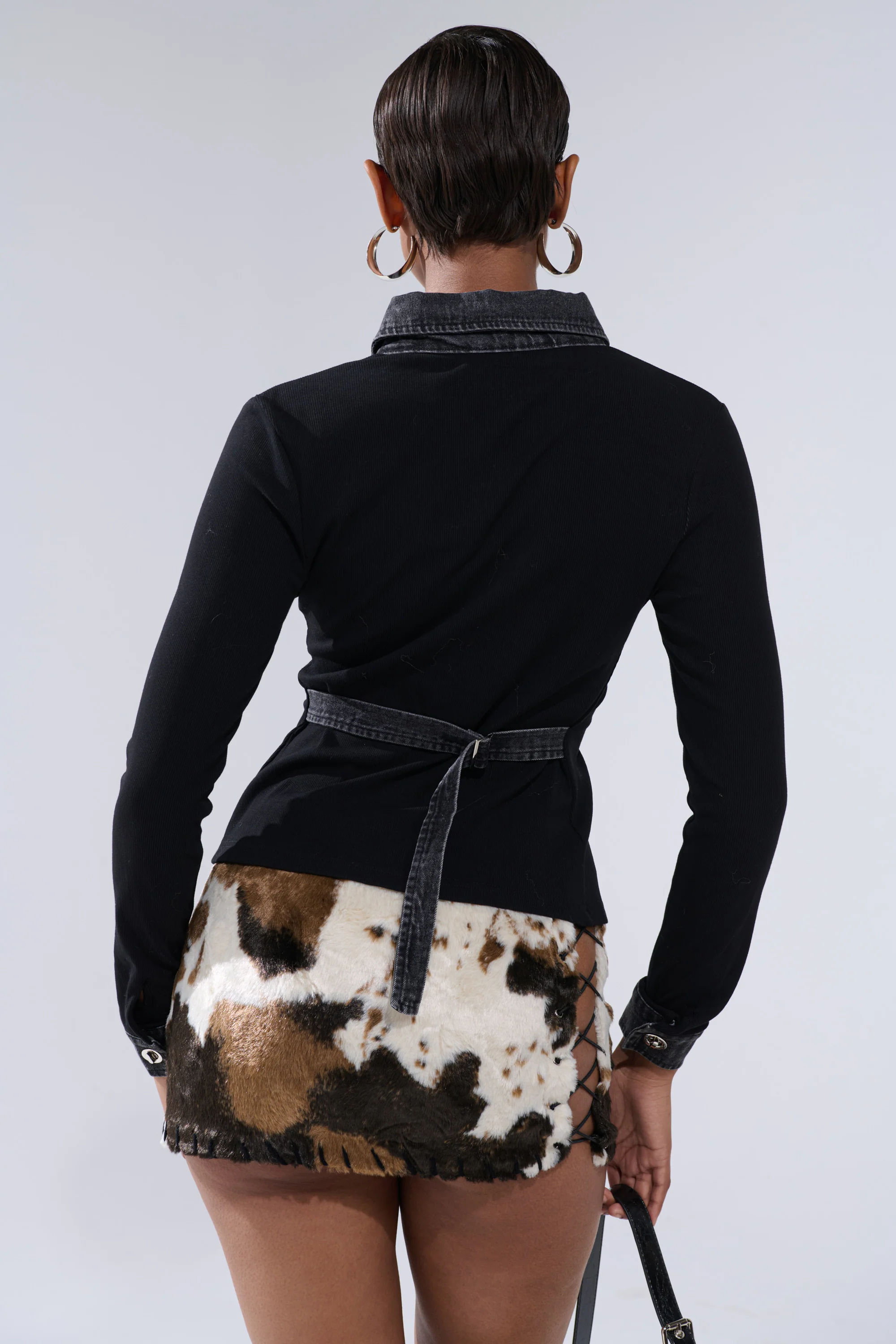 SHANNON KNIT BUTTON DOWN - Image 5