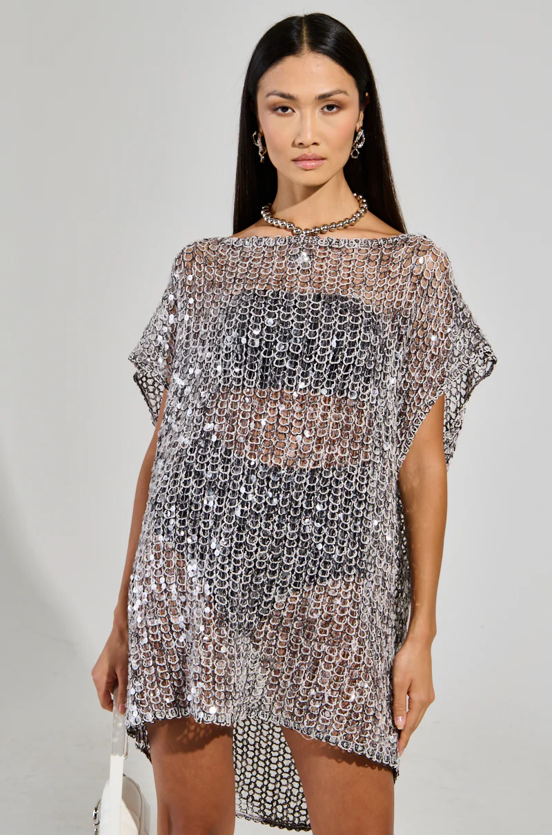 SHE SELLS SEASHELLS KNIT MINI DRESS - Image 2