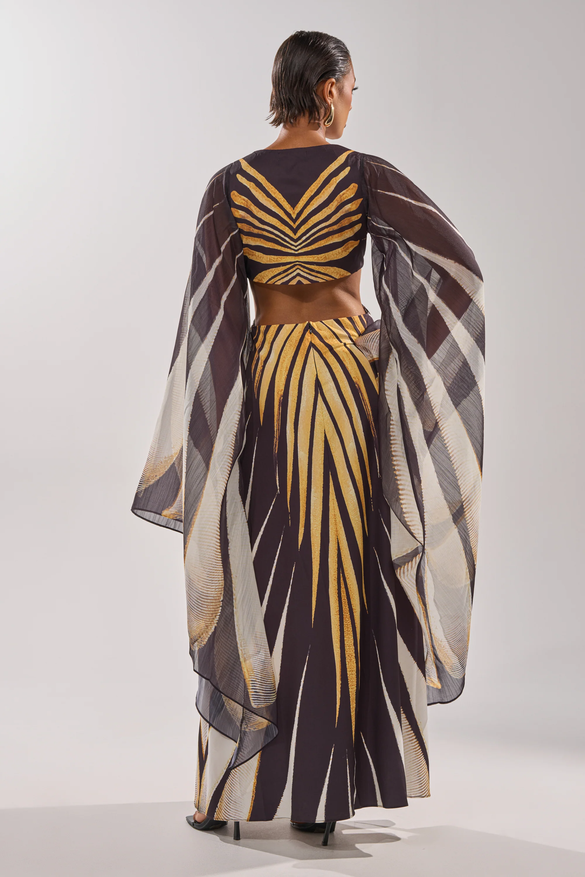 SHEER OPULENCE CUTOUT MAXI DRESS - Image 5