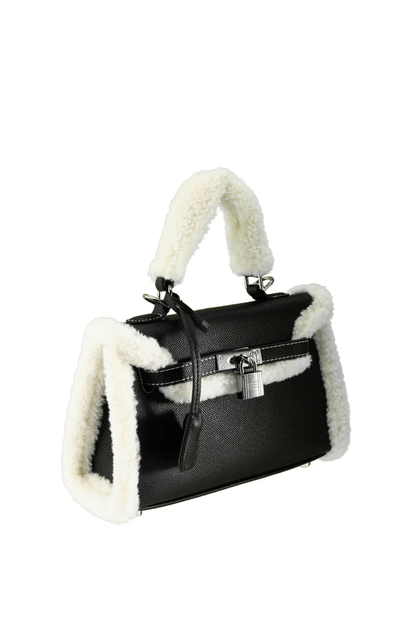 SHERPA LINED PU PURSE - Image 2