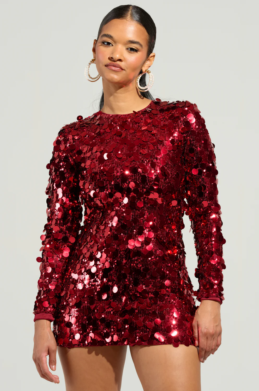 SHE'S ALL THAT SEQUIN MINI DRESS - Image 3