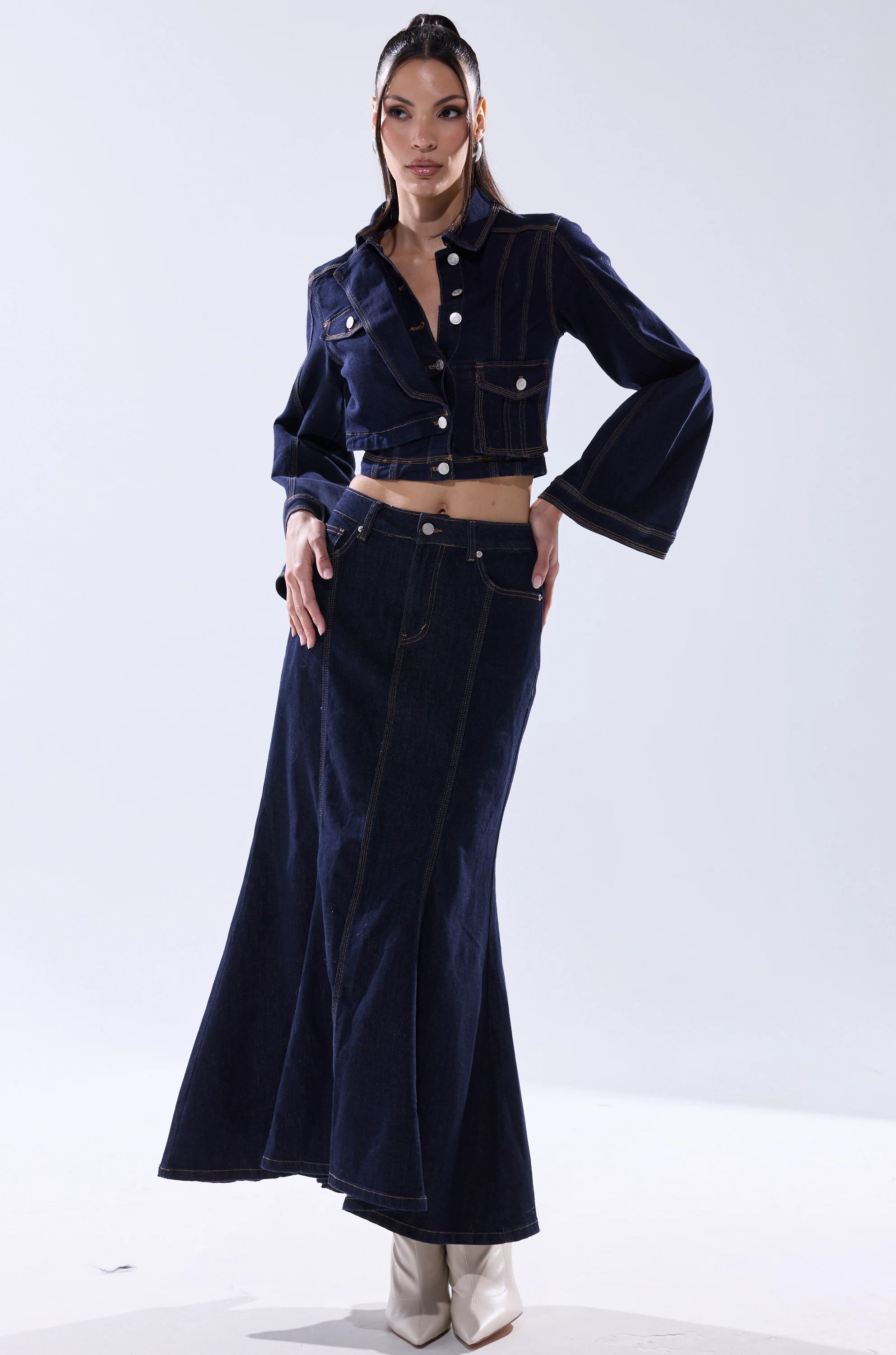 SHES GONE , DANCE ON DENIM BUTTON DOWN - Image 11