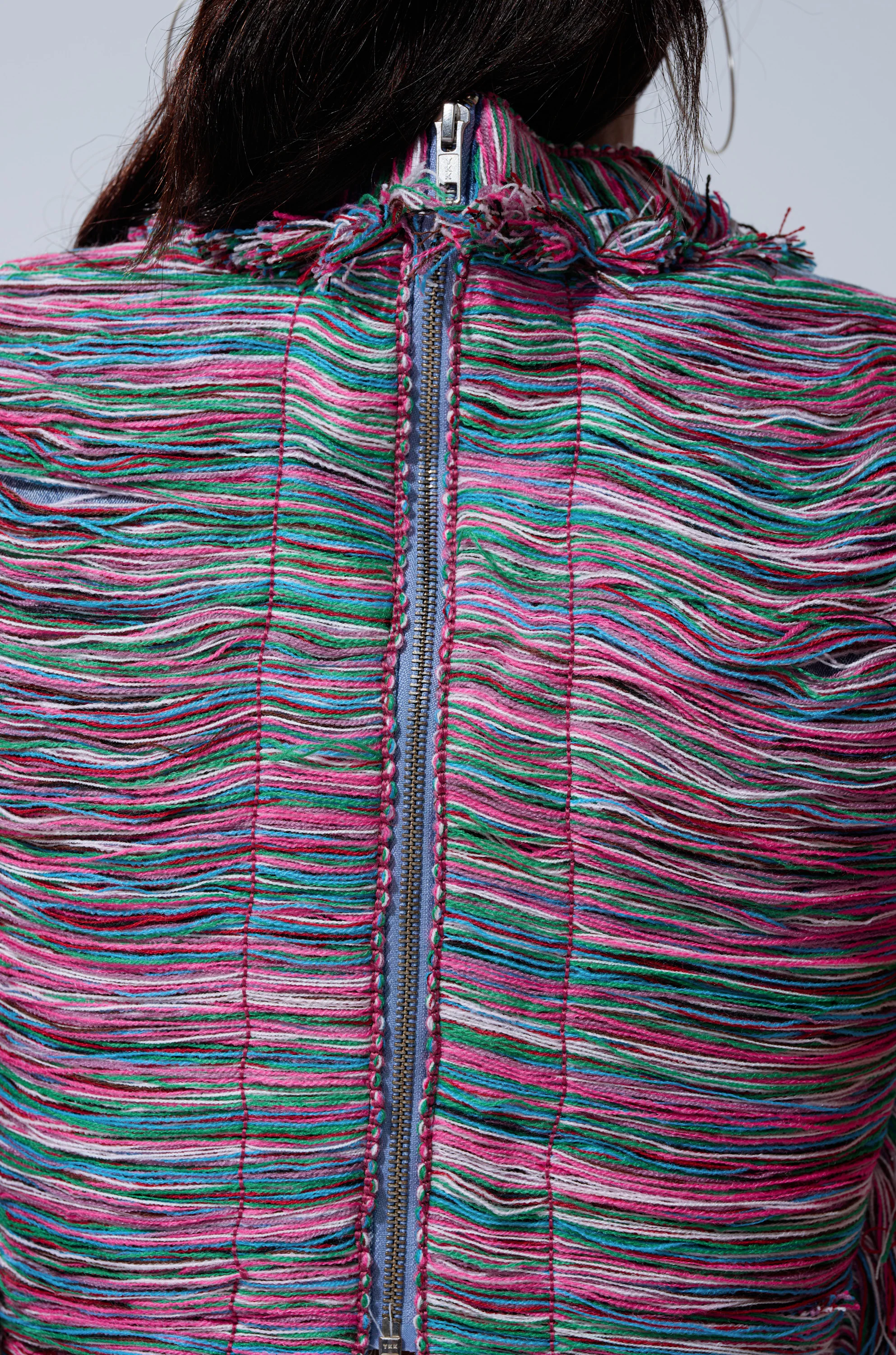 SHES GONE, DANCE ON GIRL SHREDDED DENIM TOP - Image 8
