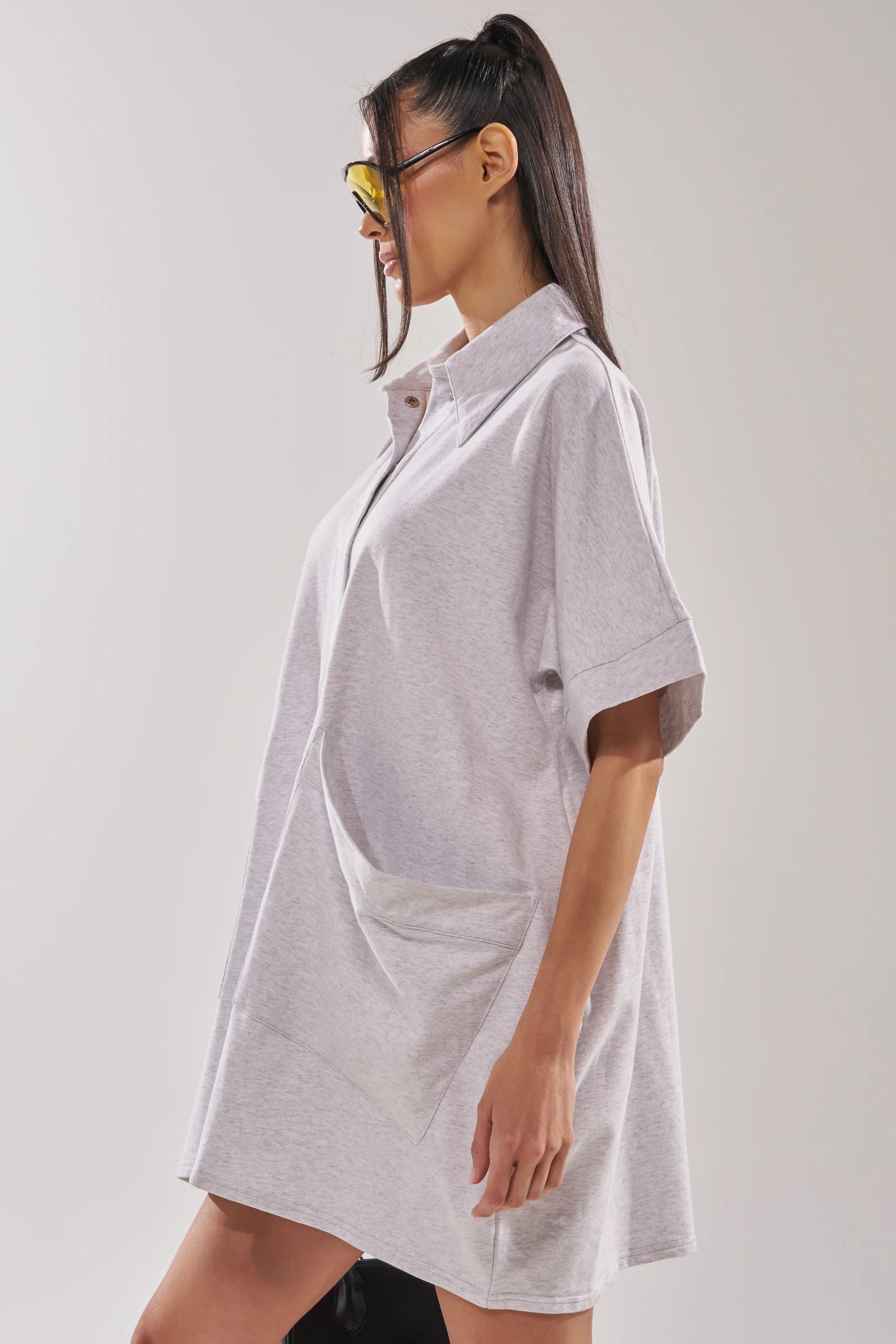 SHE'S RICH OVERSIZED FRENCH TERRY ROMPER - Image 6