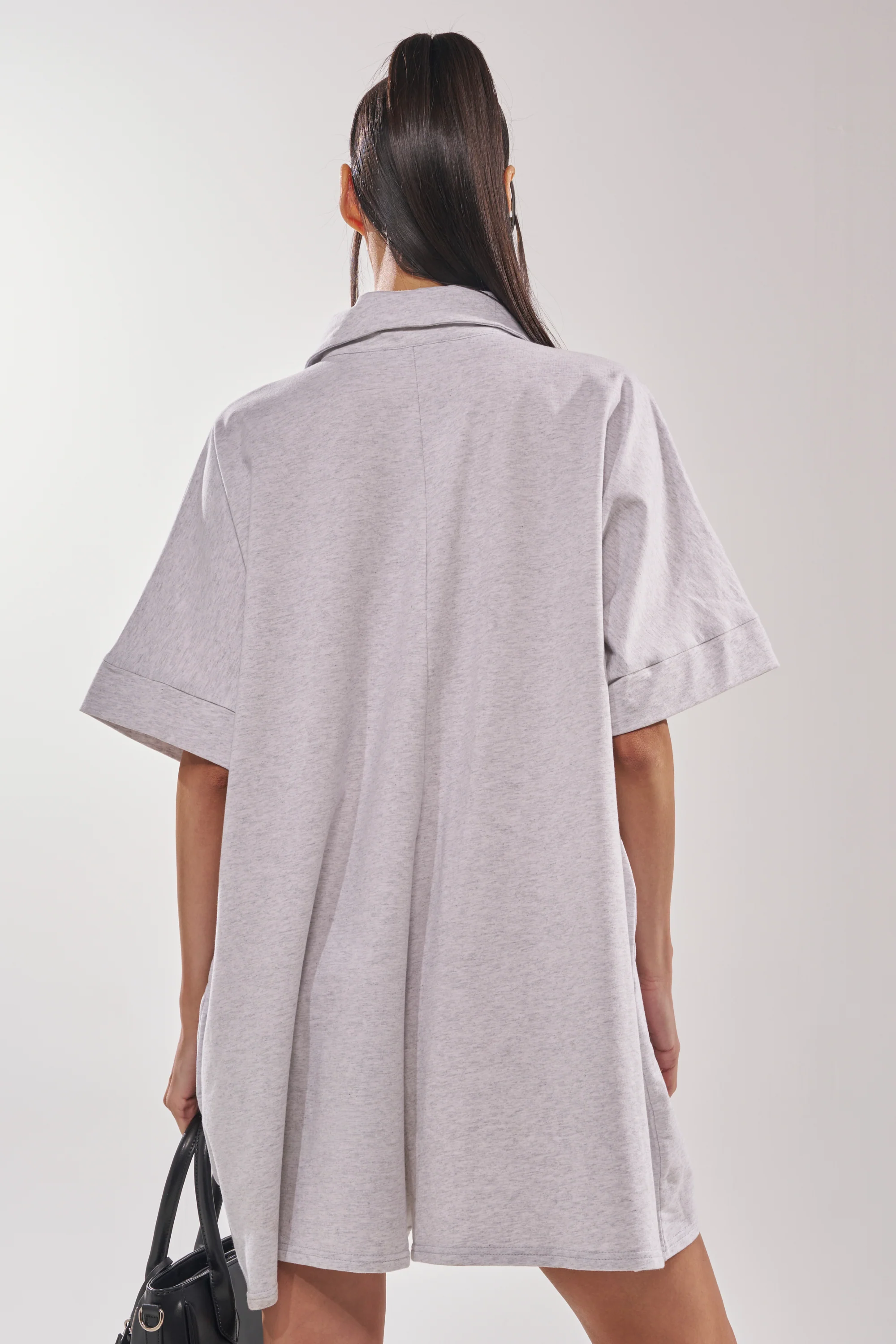 SHE'S RICH OVERSIZED FRENCH TERRY ROMPER - Image 7