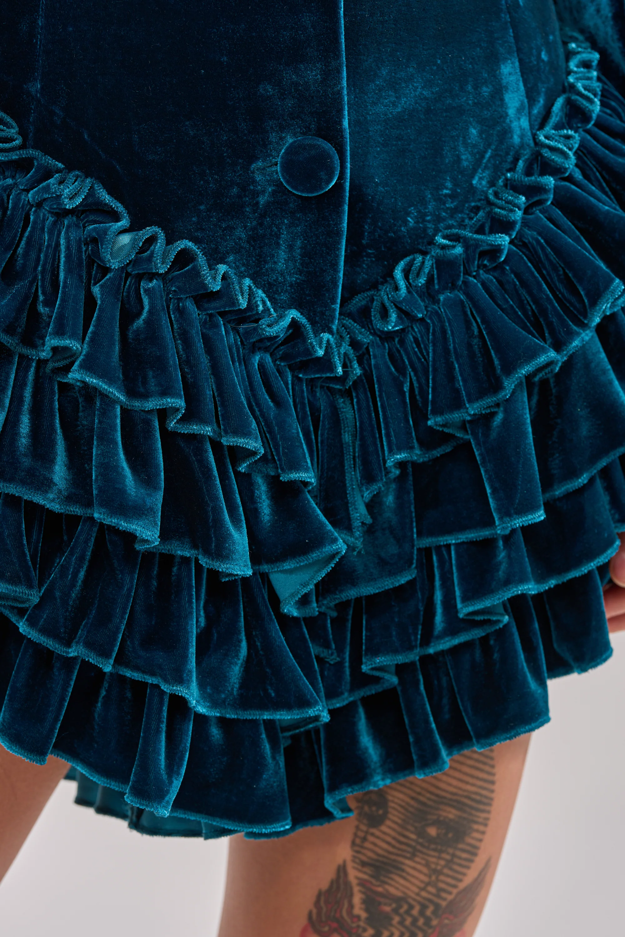 SHE'S ROYALTY VELVET ROMPER - Image 11