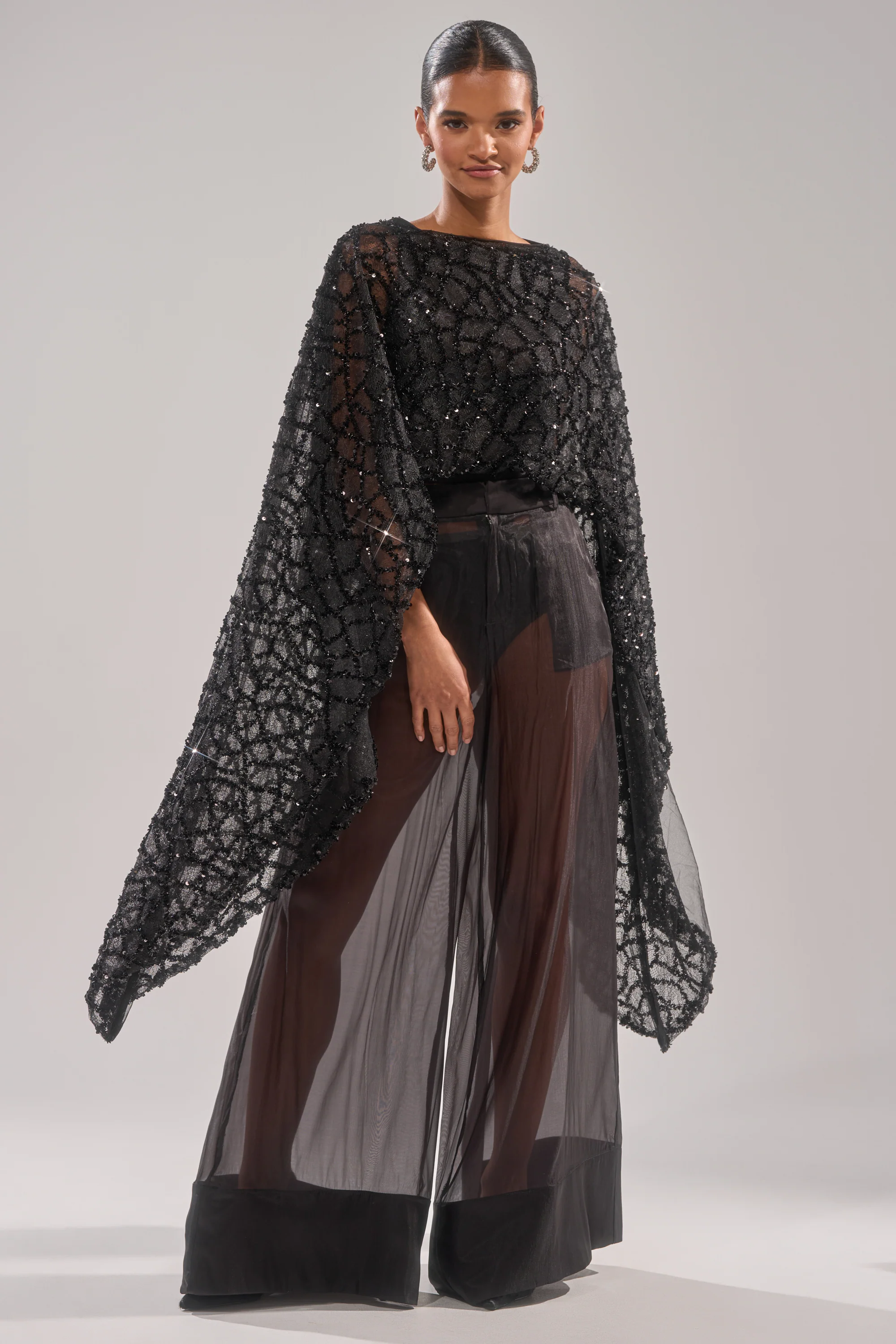 SHINE AWAY MESH BLOUSE - Image 2