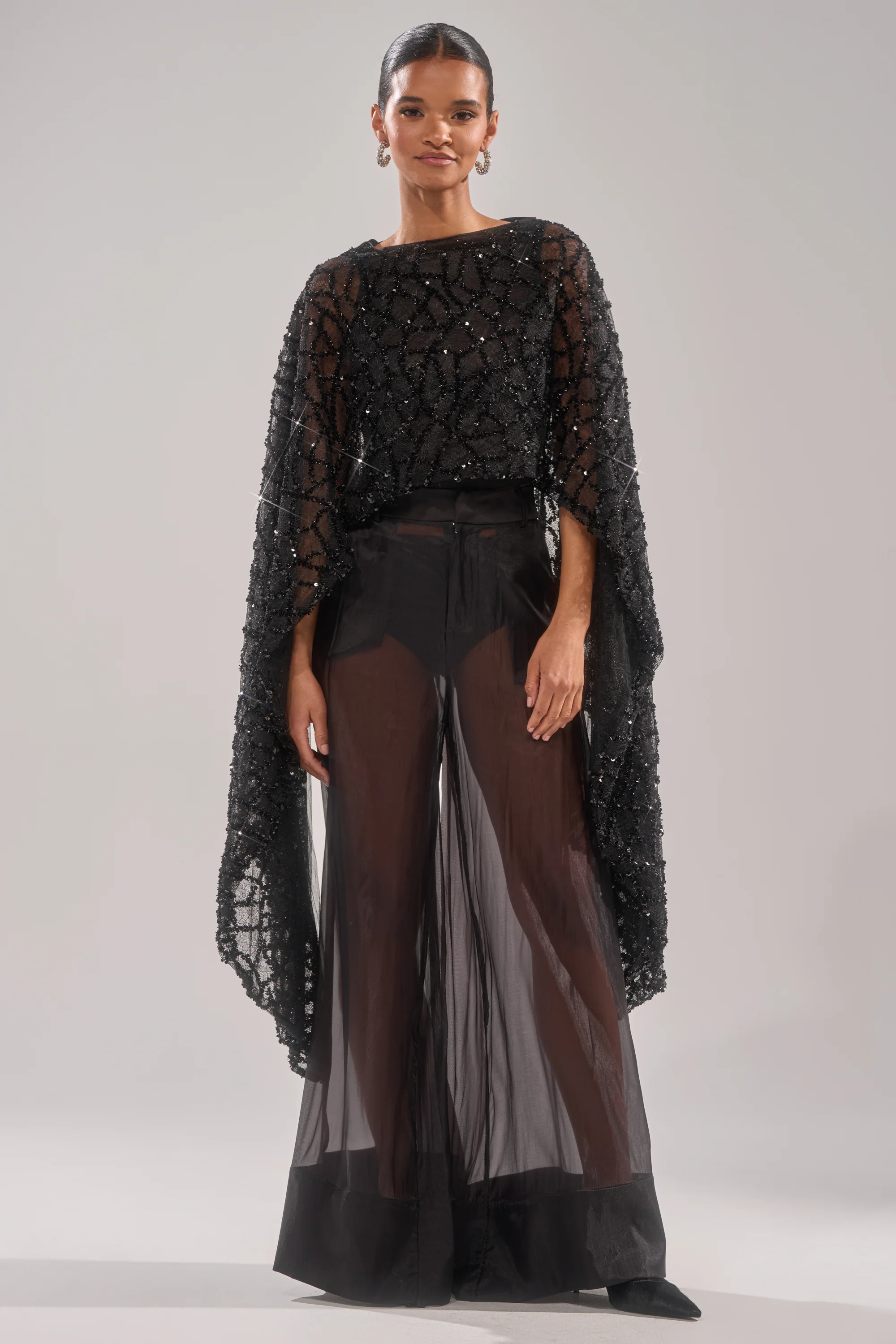 SHINE AWAY MESH BLOUSE - Image 3