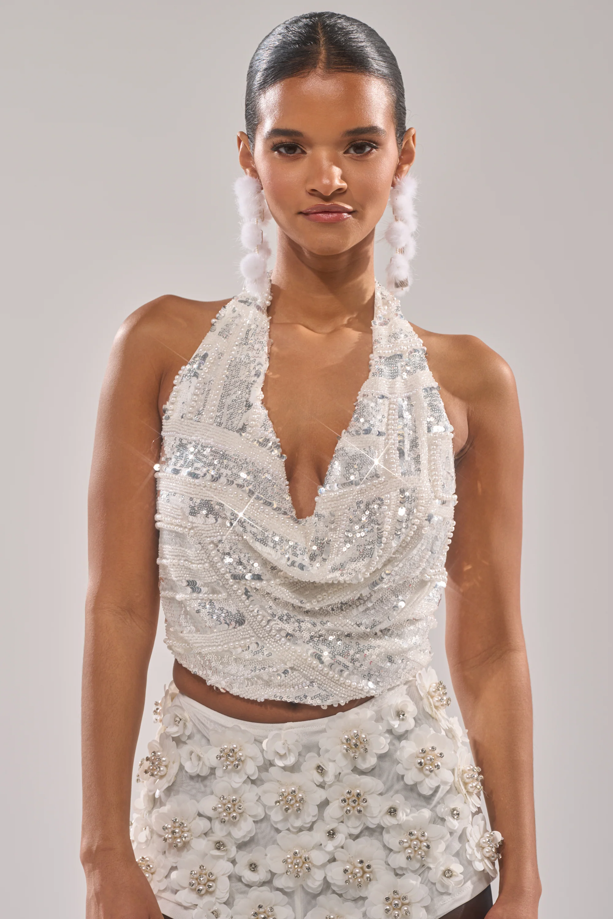 SHINE BRIGHT SEQUIN BLOUSE - Image 3