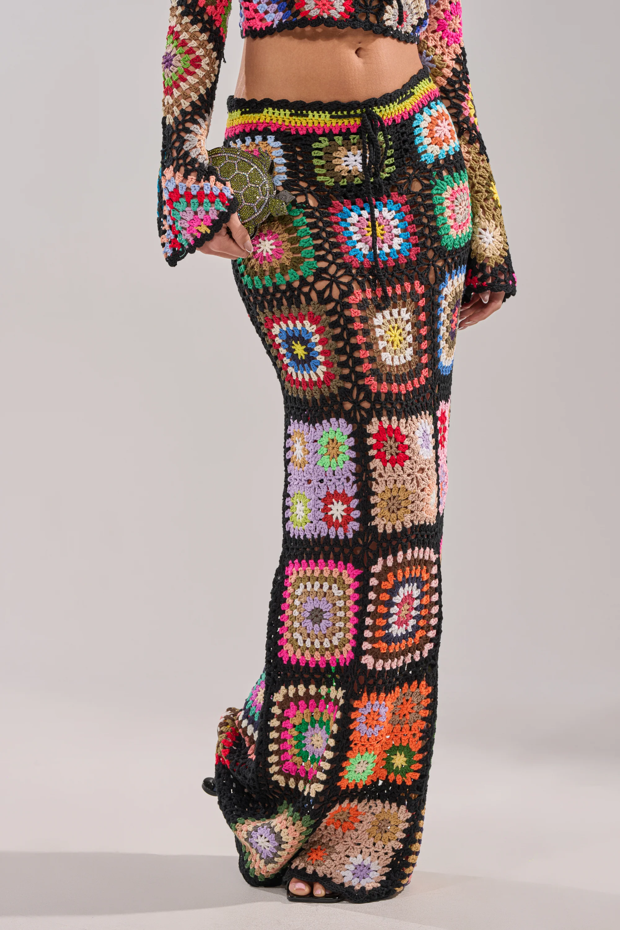 SHINE ON YOU CROCHET MAXI SKIRT - Image 2