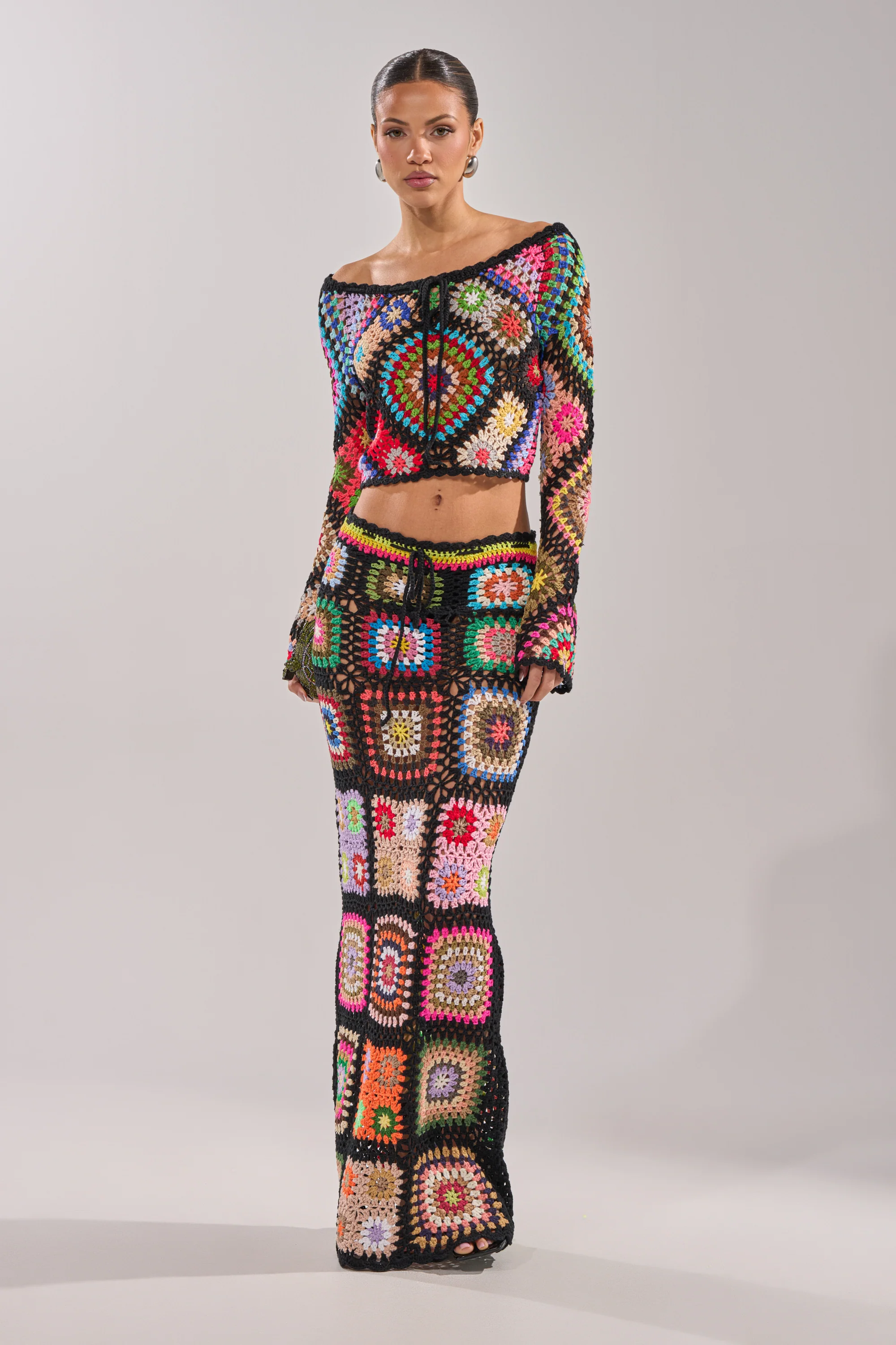 SHINE ON YOU CROCHET MAXI SKIRT - Image 8