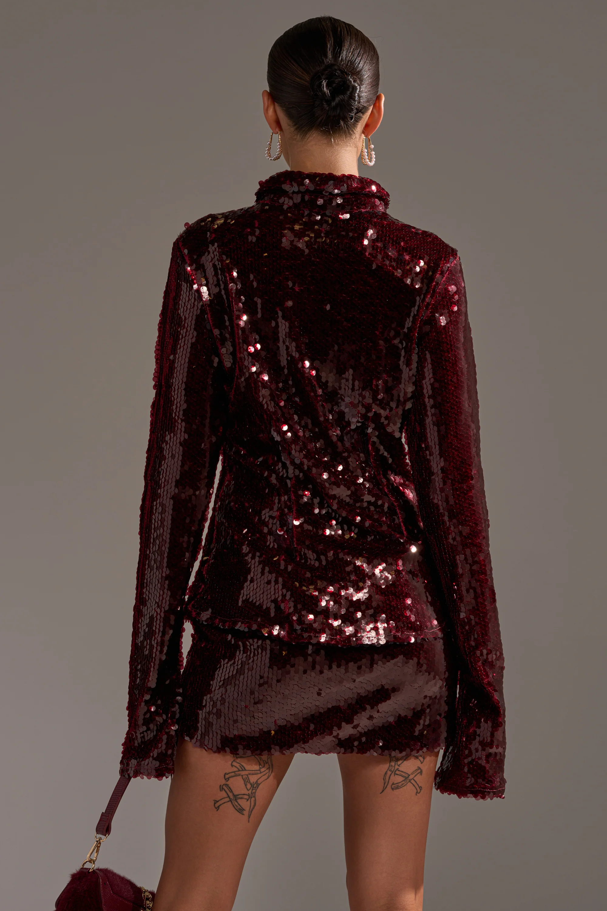 SHINING DOWN ON YOU SEQUIN BUTTON DOWN - Image 6