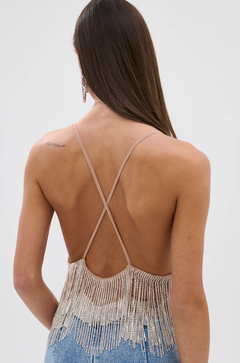 SHINING STAR RHINESTONE FRINGE TANK TOP - Image 6