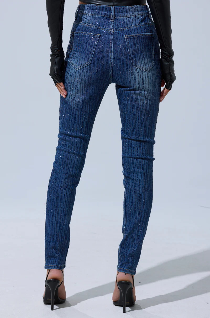 SHINING STAR RHINESTONE WIDE LEG PANT - Image 5