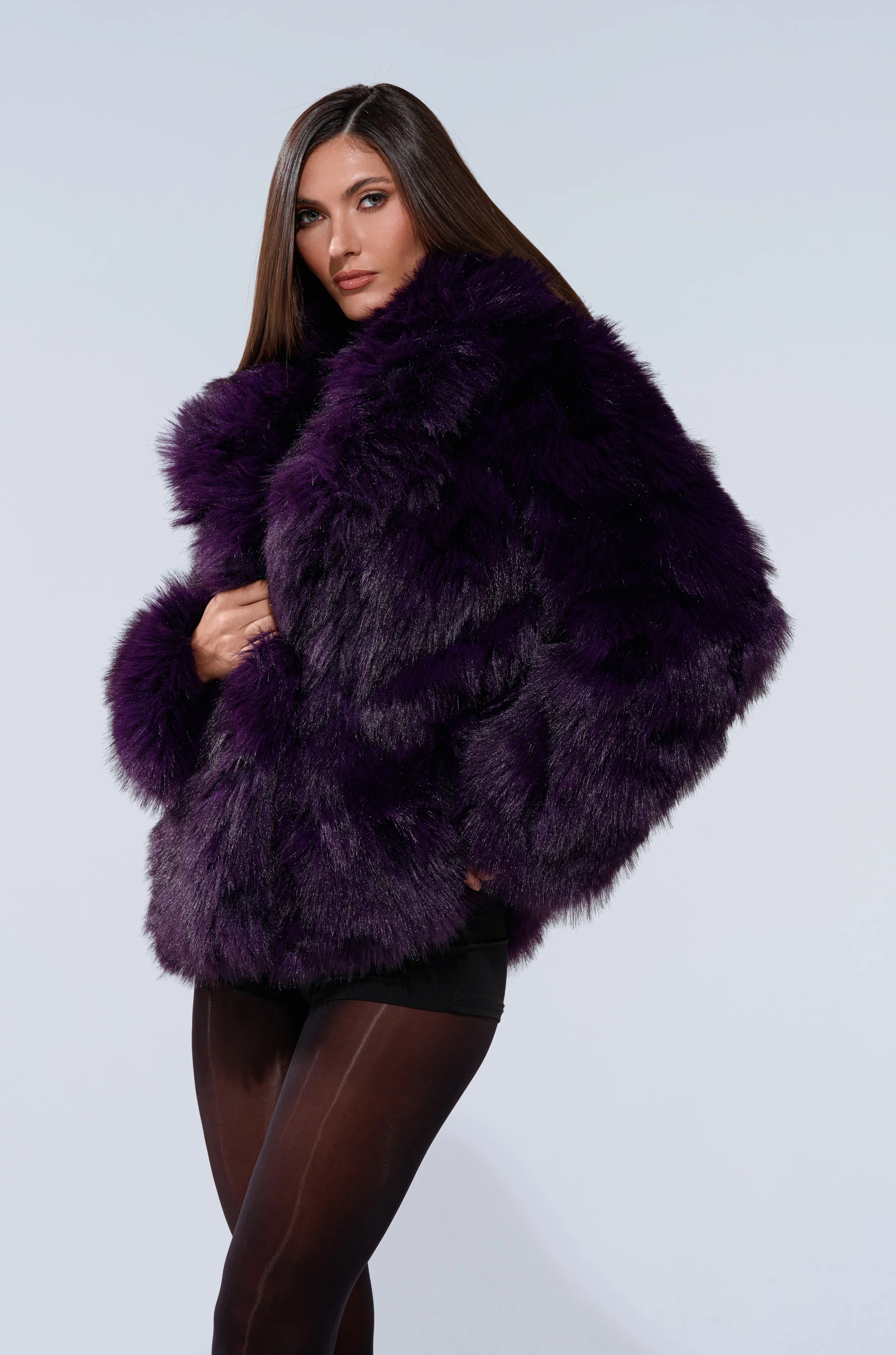 SHORTIE FUR COAT - Image 5