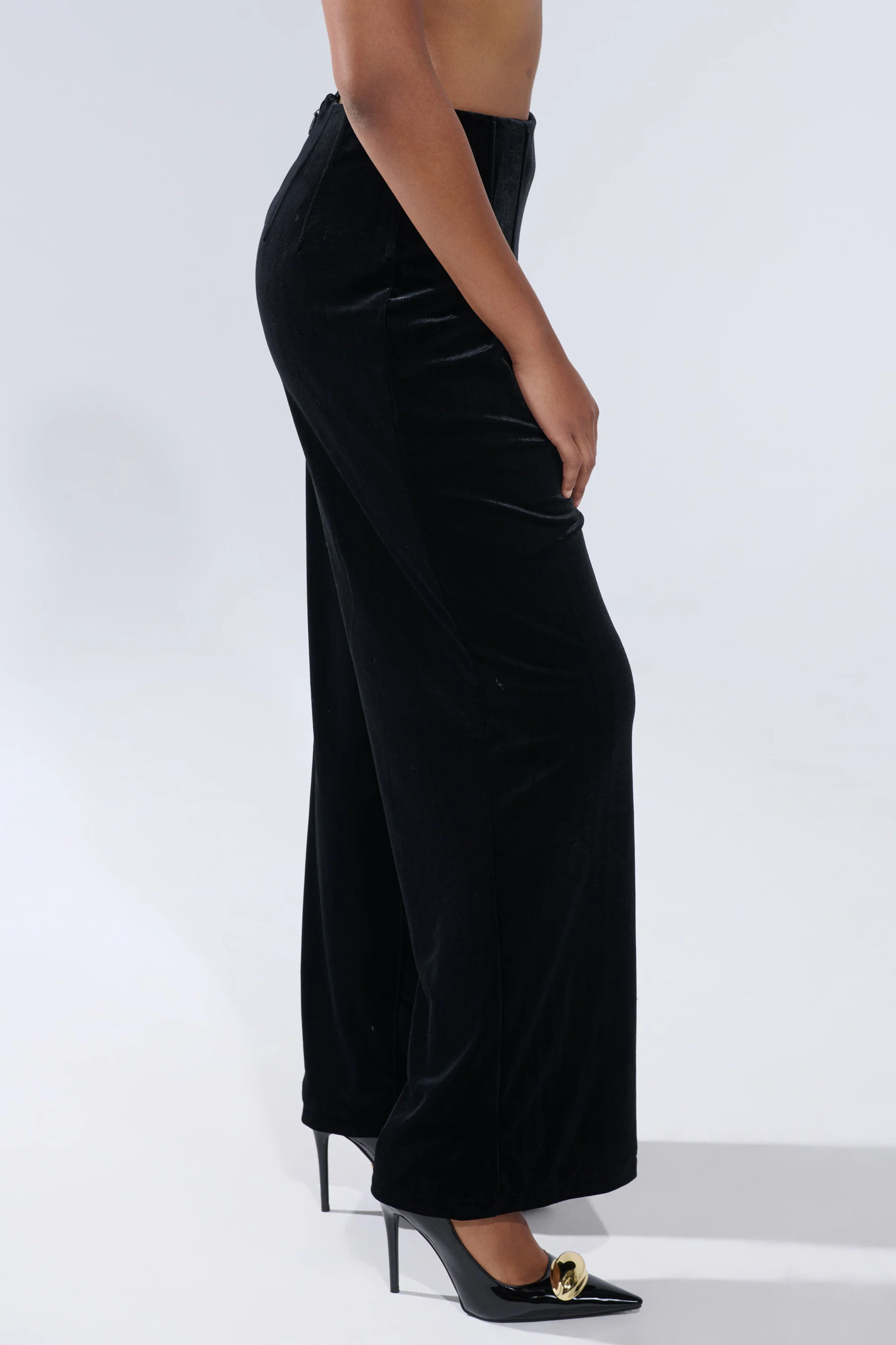 SHOW ME IT VELVET TROUSER - Image 3