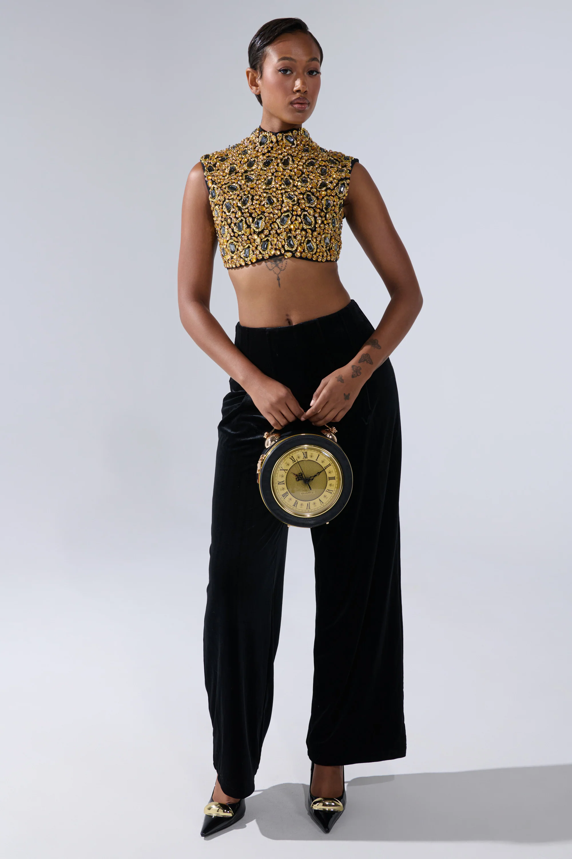 SHOW ME IT VELVET TROUSER - Image 5