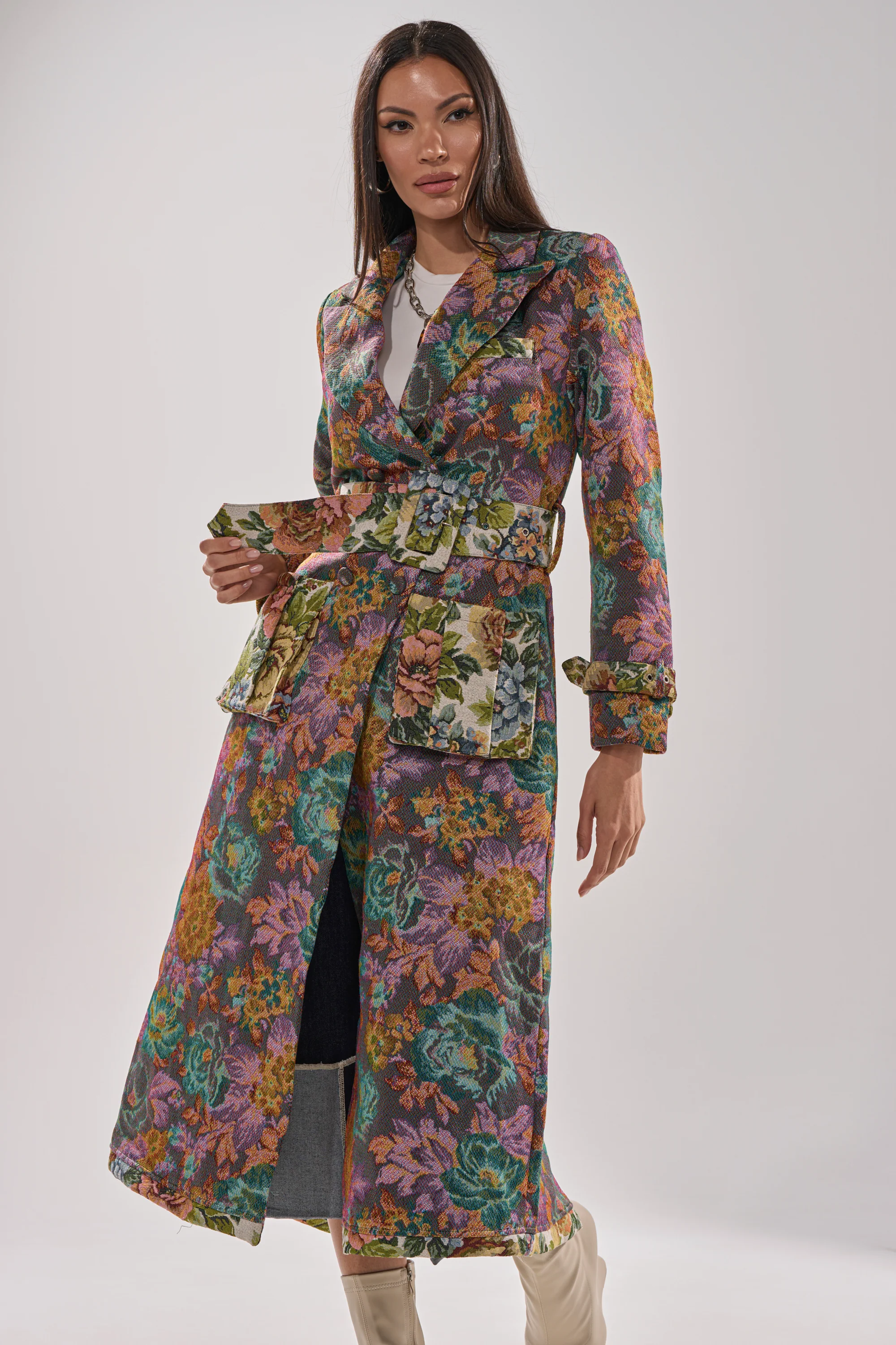 SHOW OFF TAPESTRY TRENCH - Image 2
