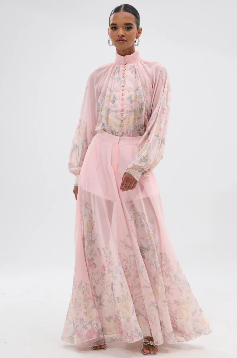 SIENNA FLORAL BUTTON DOWN BLOUSE - Image 11
