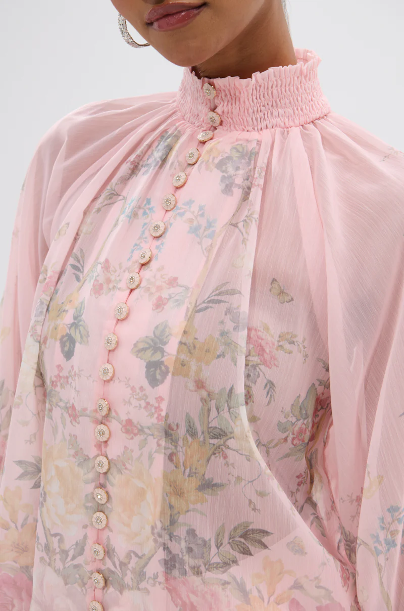 SIENNA FLORAL BUTTON DOWN BLOUSE - Image 12