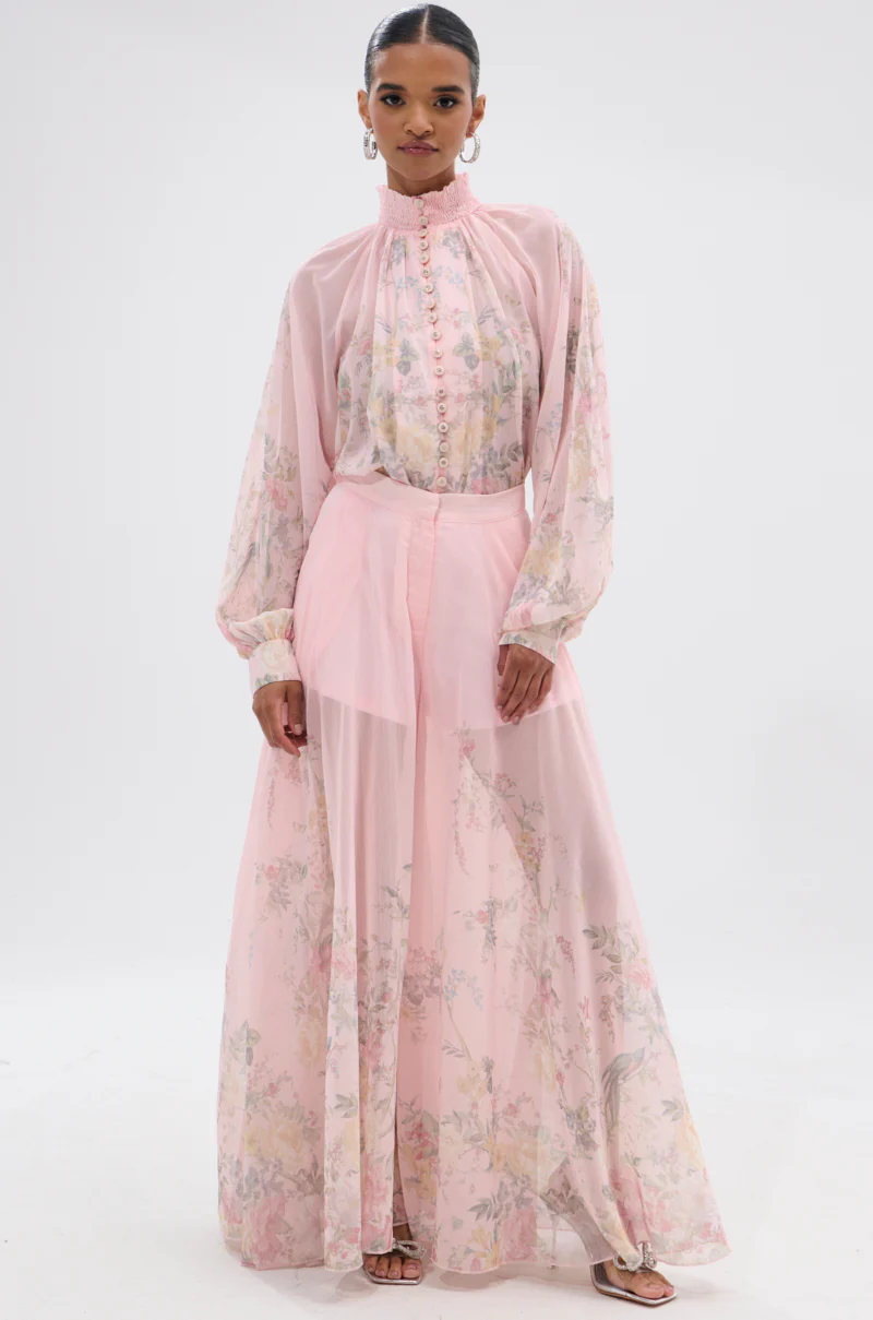 SIENNA FLORAL BUTTON DOWN BLOUSE - Image 9