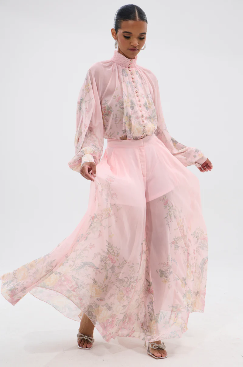 SIENNA FLORAL WIDE LEG TROUSER - Image 8