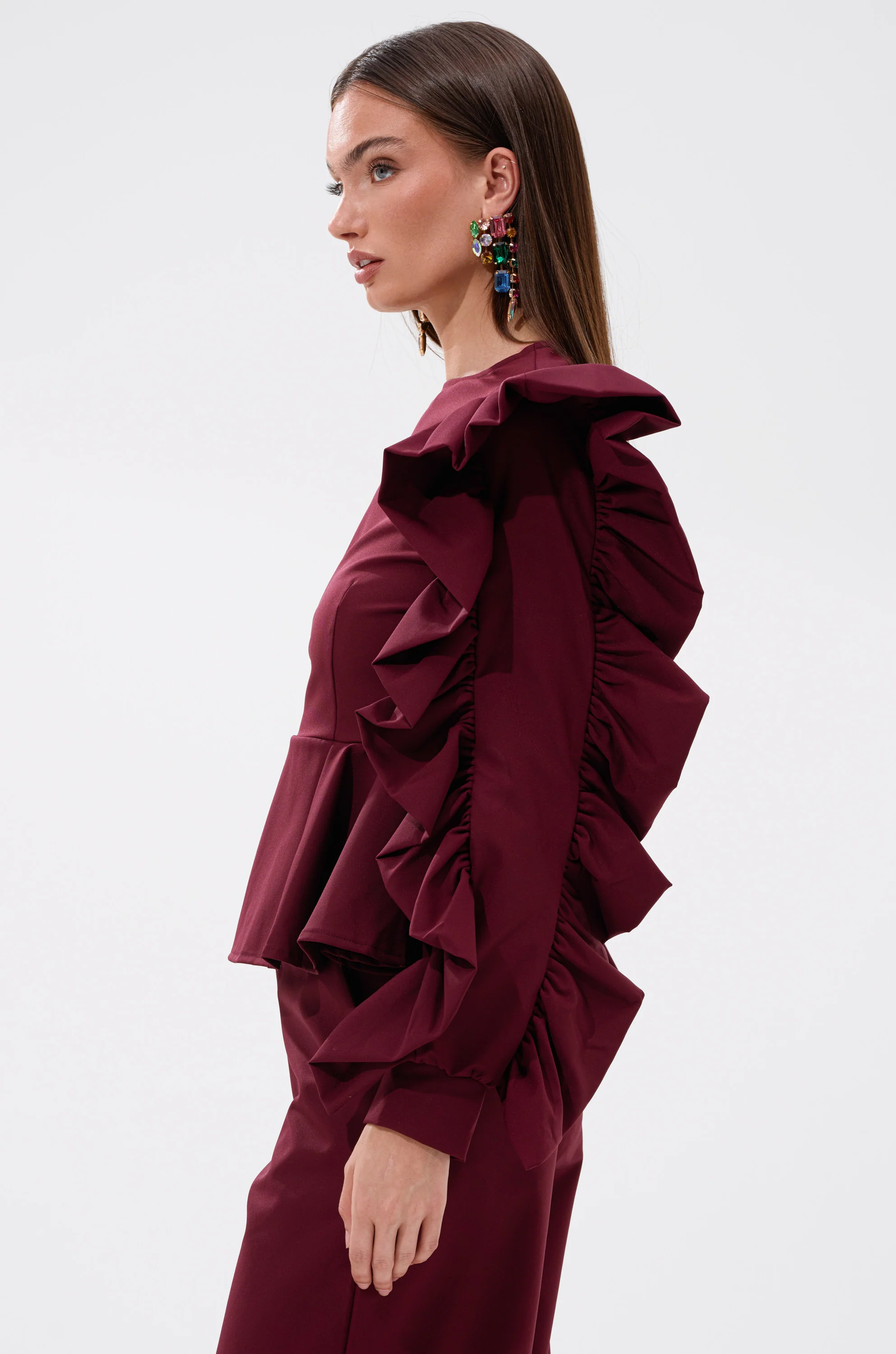 SIERRA RUFFLE BLOUSE - Image 3