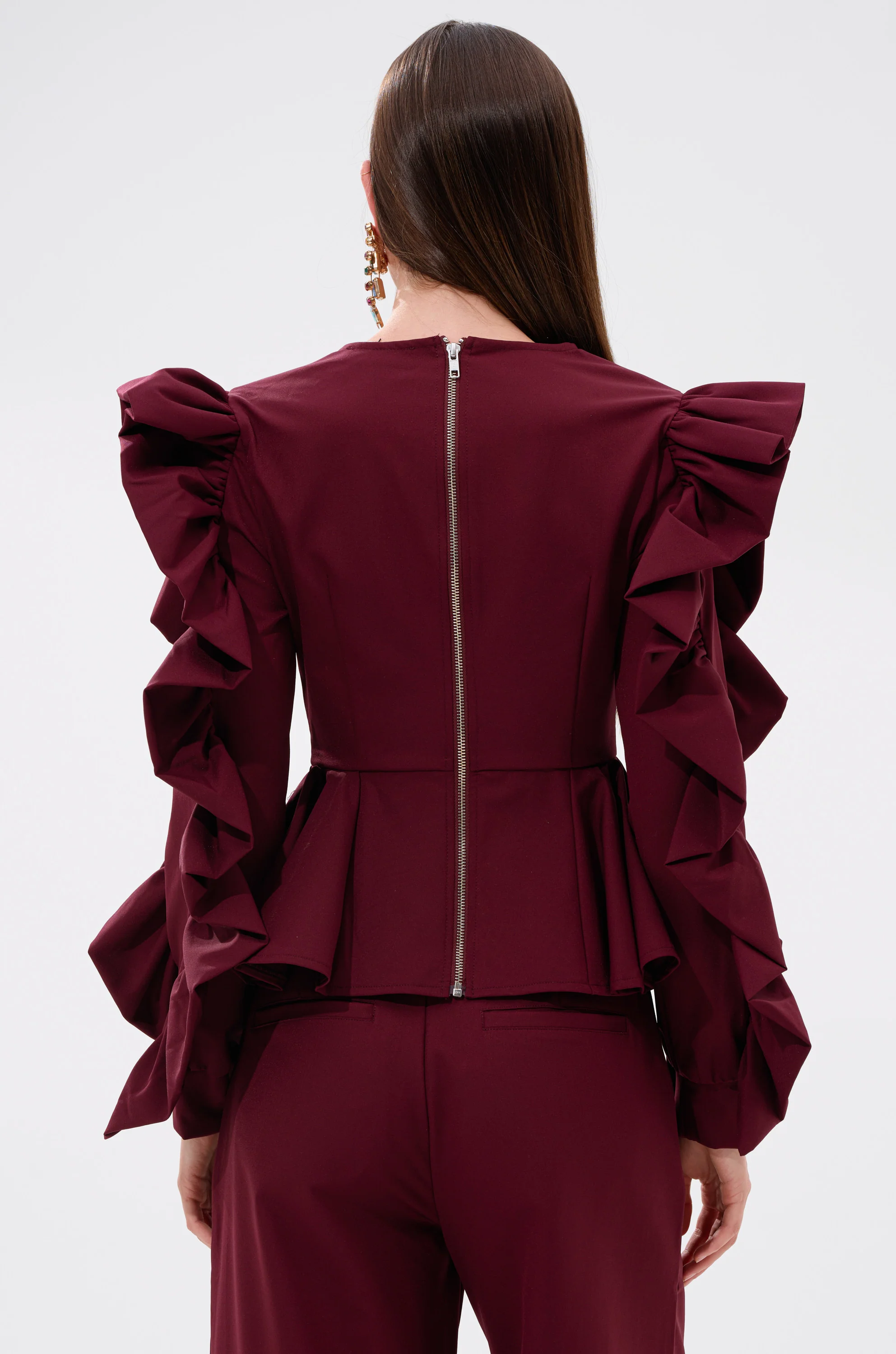 SIERRA RUFFLE BLOUSE - Image 4