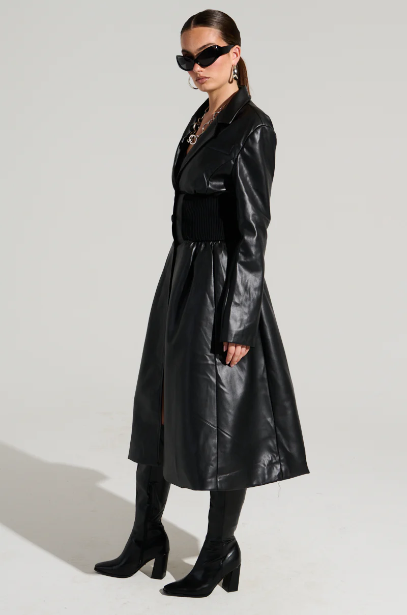 SITTING PRETTY FITTED TRENCH - Image 4