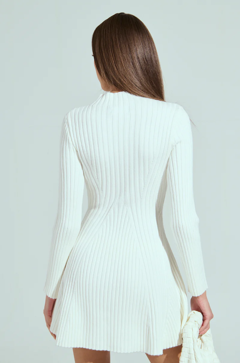 SLEEK AND CHIC KNIT MINI DRESS - Image 6
