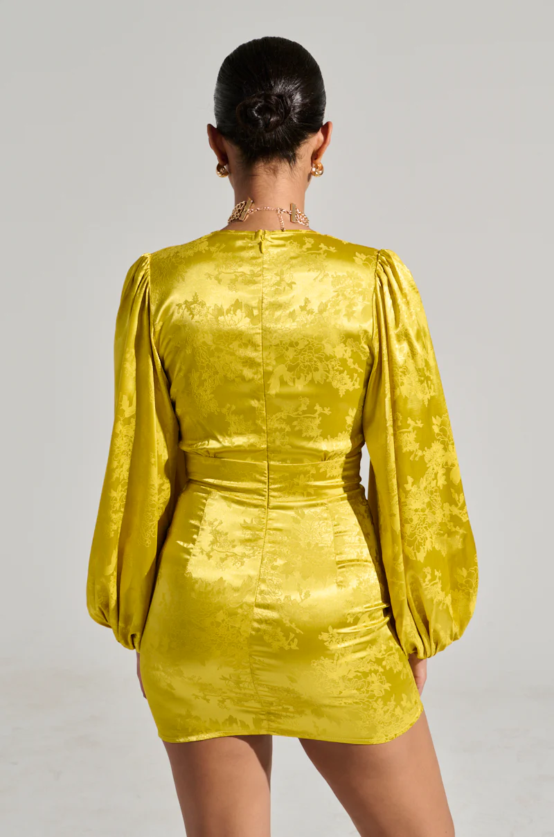 SLEEK AND CHIC SATIN MINI DRESS - Image 5