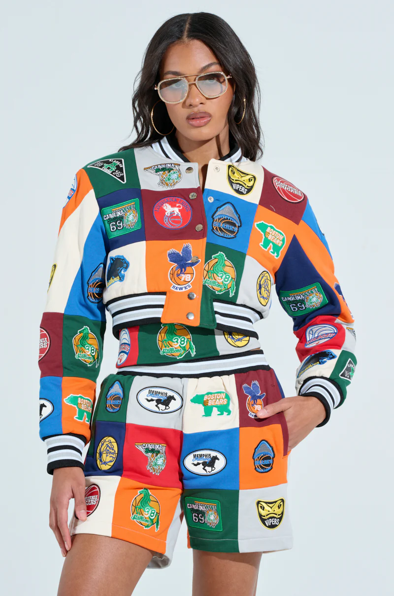 SLIGHT FLEX PATCHWORK BOMBER - Image 2