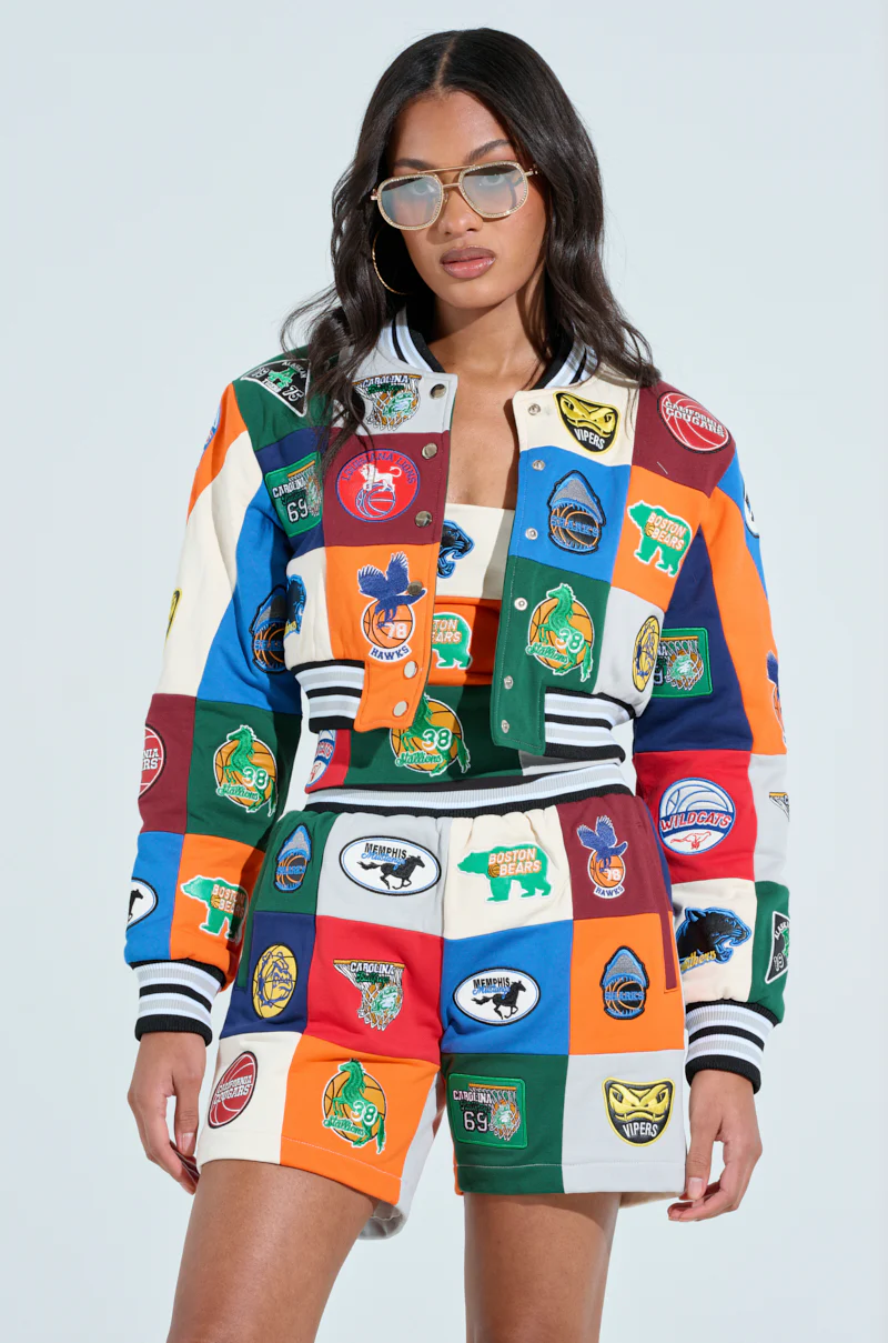 SLIGHT FLEX PATCHWORK BOMBER - Image 4