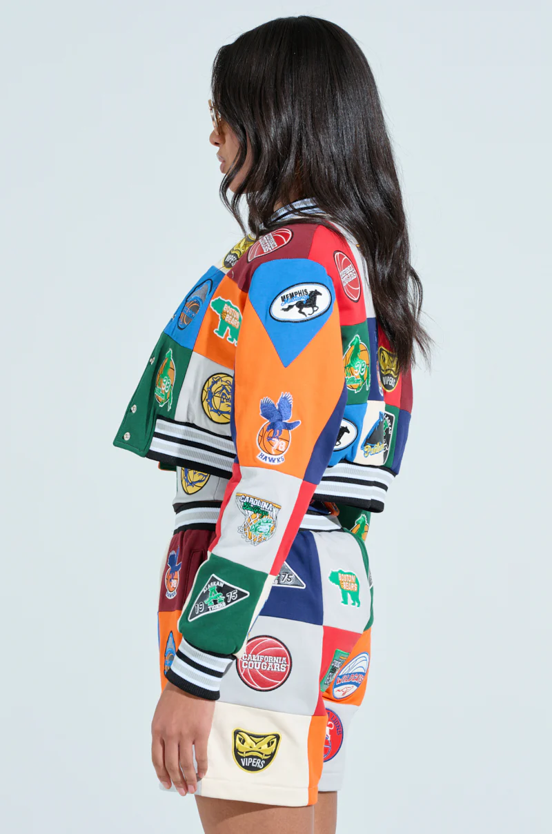 SLIGHT FLEX PATCHWORK BOMBER - Image 5