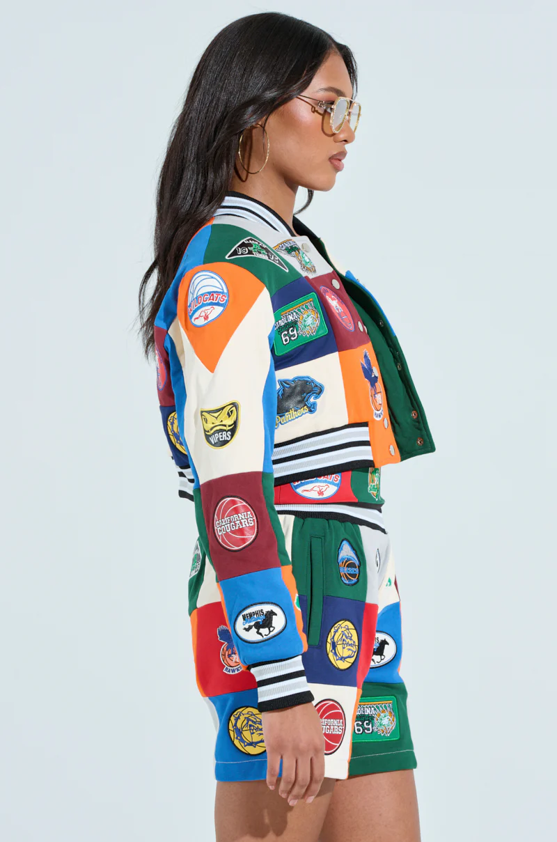 SLIGHT FLEX PATCHWORK BOMBER - Image 6