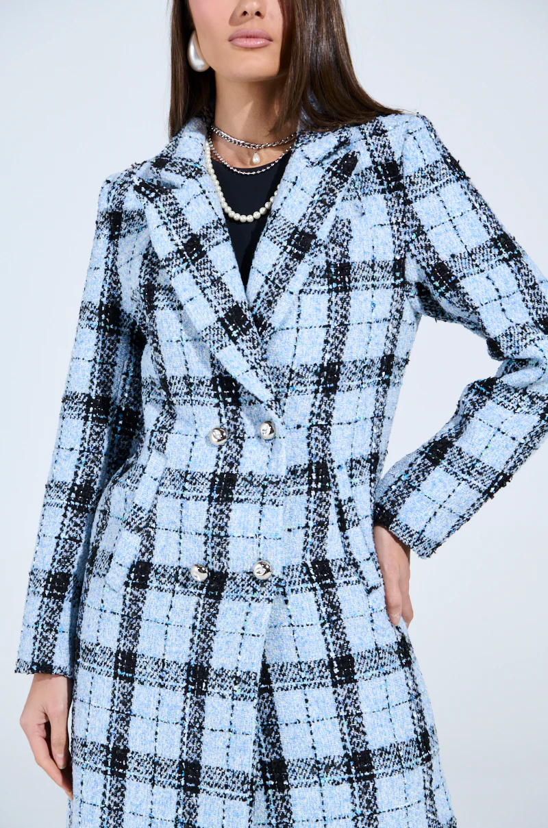 SMOOTH TRANSITION TWEED TRENCH - Image 10