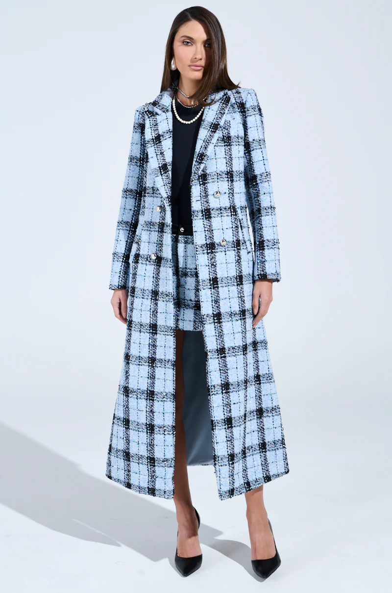 SMOOTH TRANSITION TWEED TRENCH - Image 5