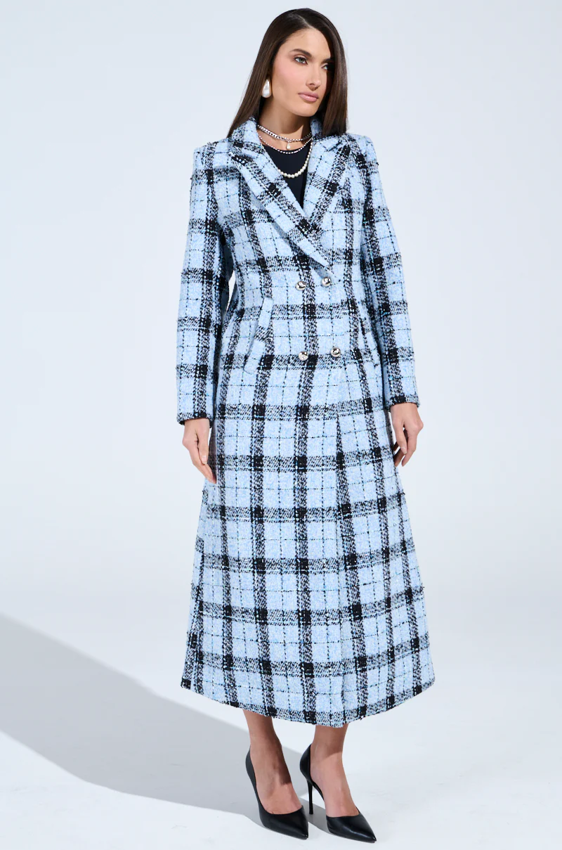 SMOOTH TRANSITION TWEED TRENCH - Image 6