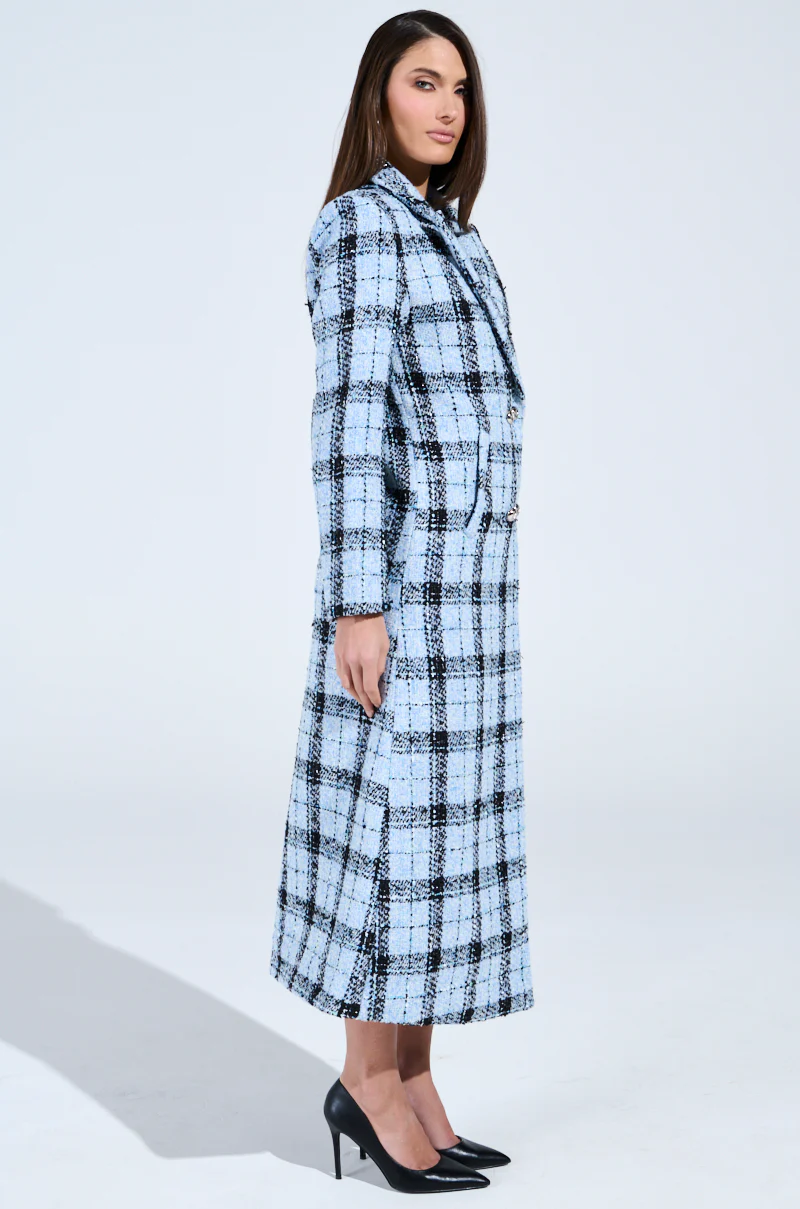 SMOOTH TRANSITION TWEED TRENCH - Image 7