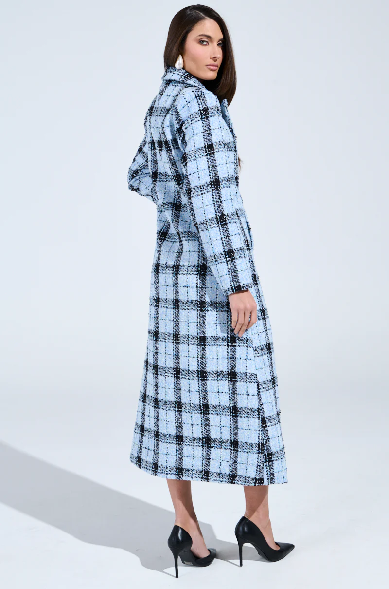 SMOOTH TRANSITION TWEED TRENCH - Image 8