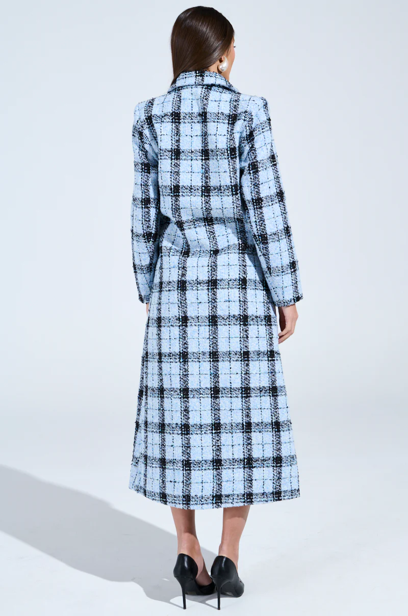 SMOOTH TRANSITION TWEED TRENCH - Image 9